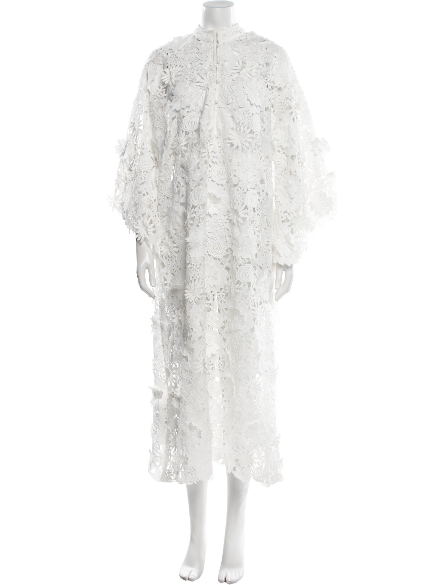 La Vie Style House Lace Pattern Long Dress