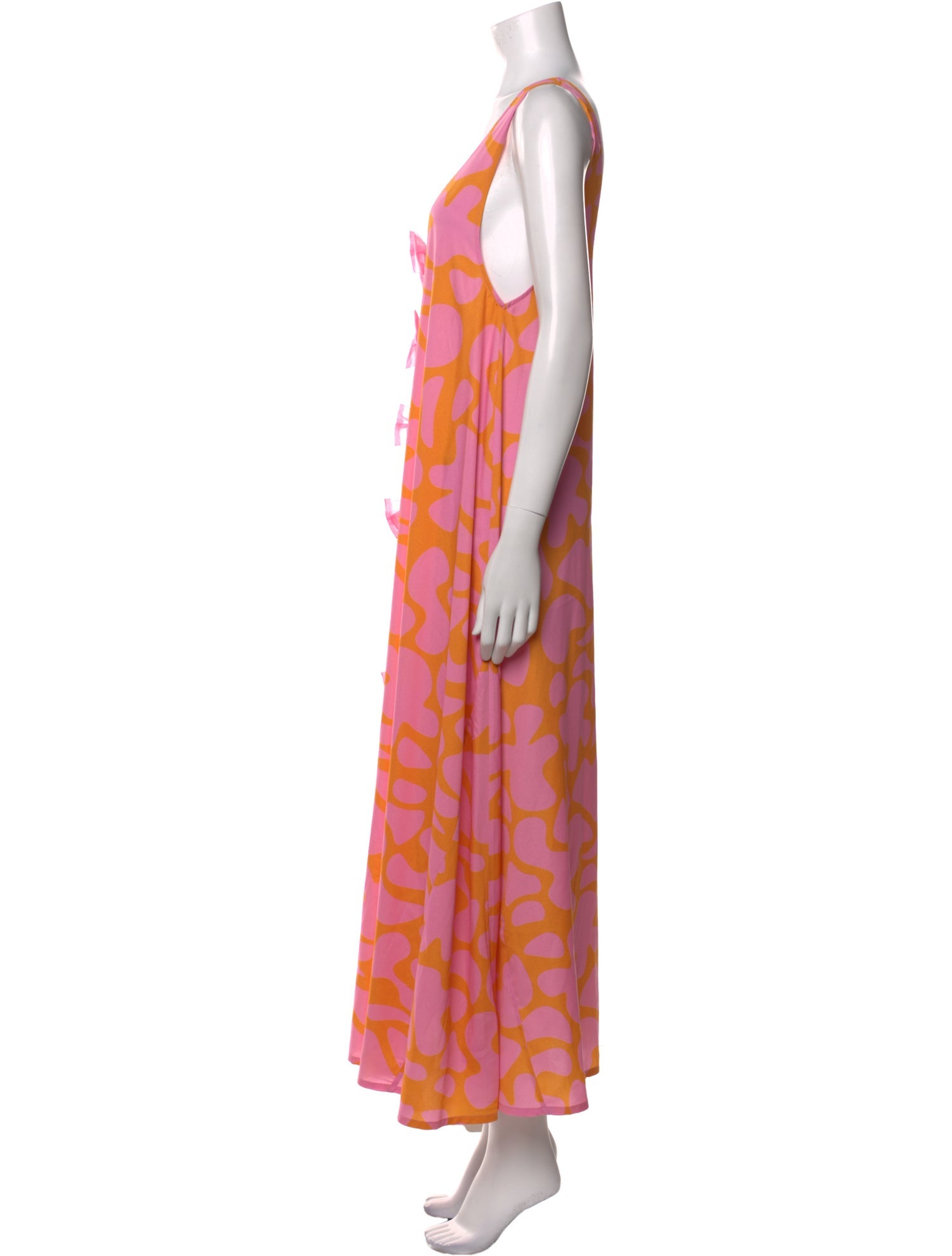La Vie Style House Printed Long Dress w/ Tags
