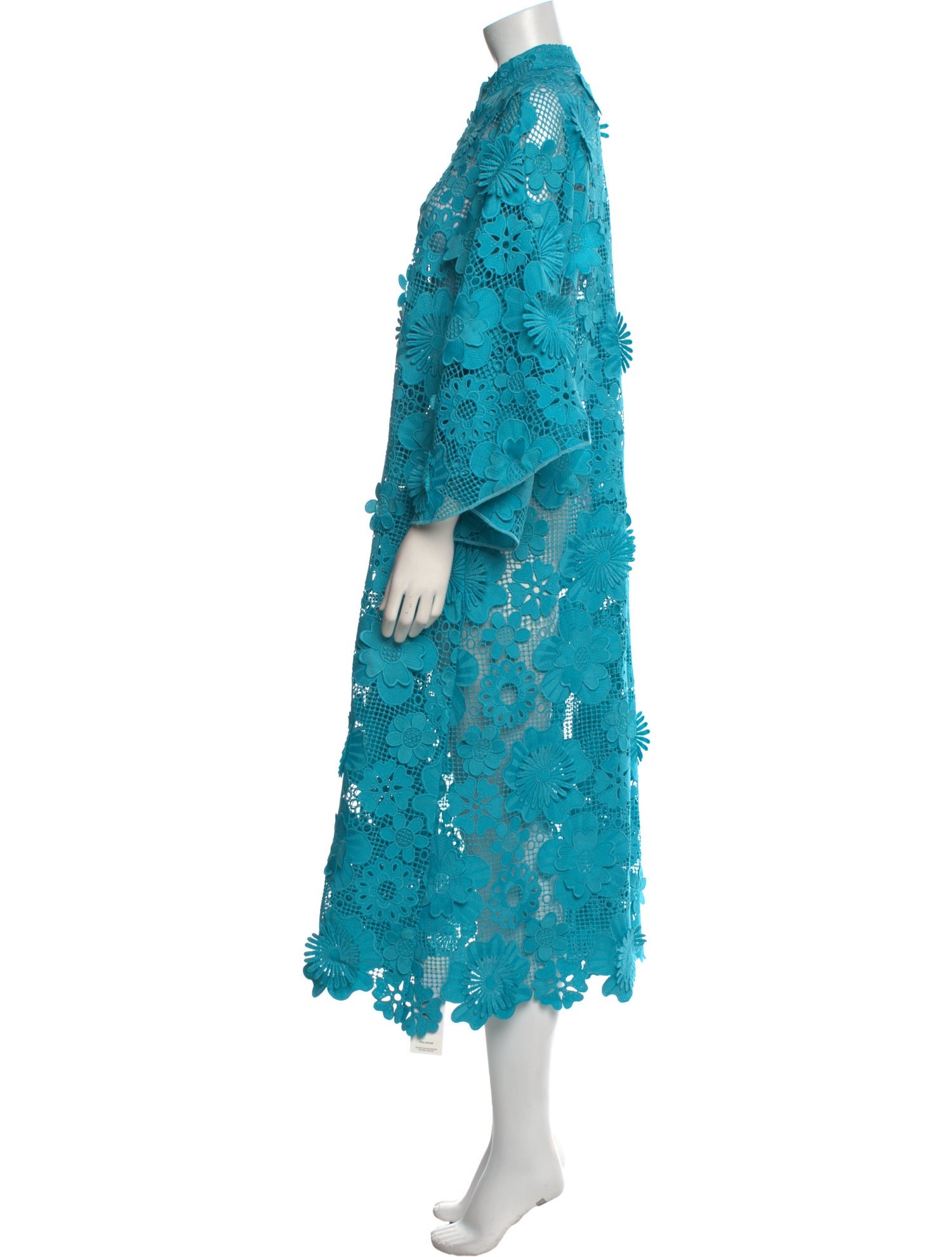 La Vie Style House Lace Pattern Long Dress