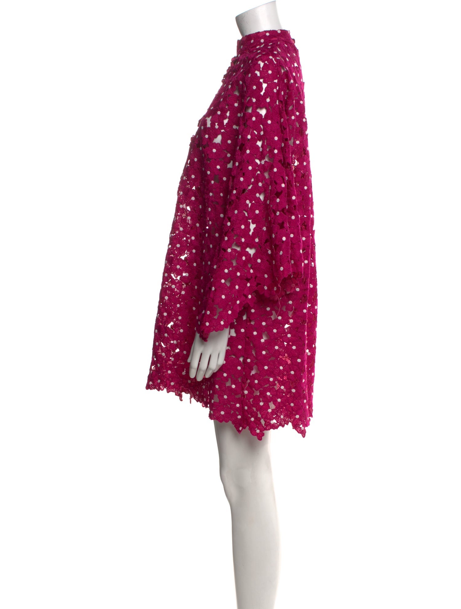 La Vie Style House Polka Dot Print Mini Dress