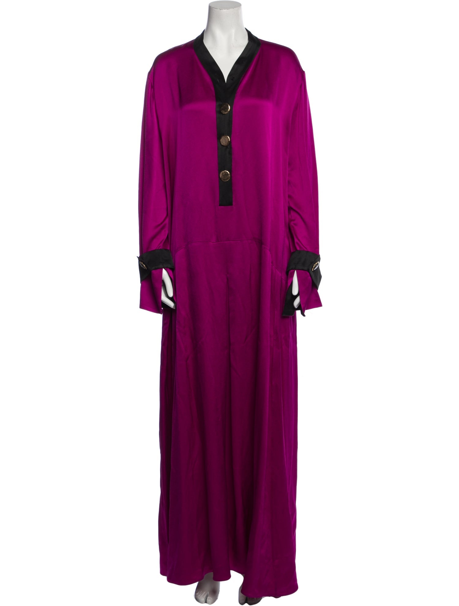 Layeur V-Neck Long Dress