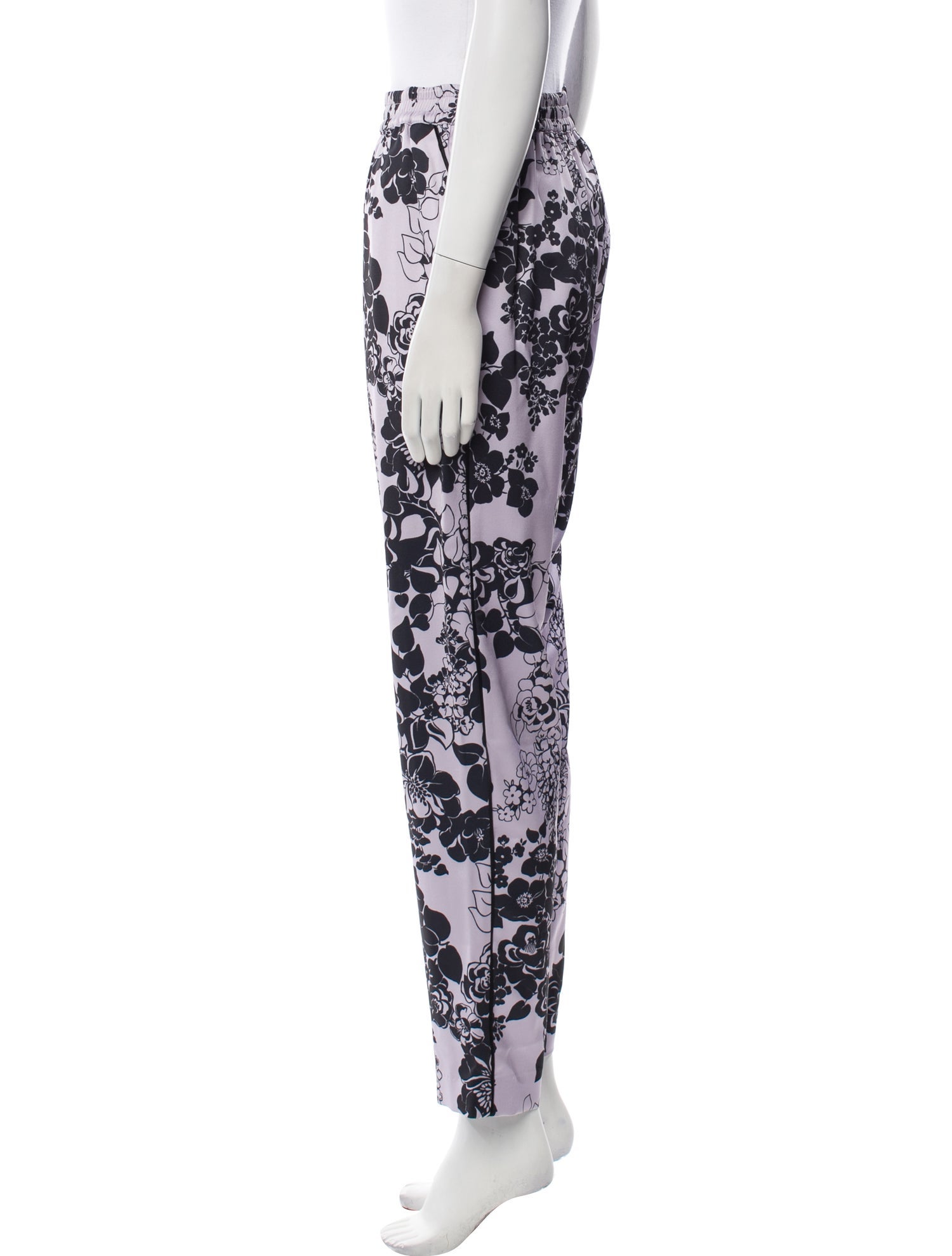 Layeur Printed Straight Leg Pants