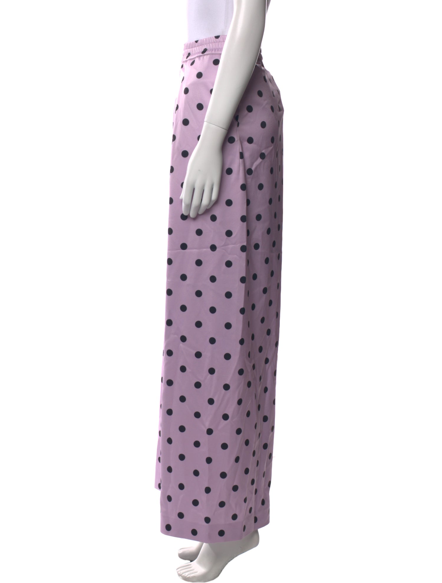 Layeur Polka Dot Print Wide Leg Pants