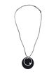 Luca Carati Onyx & Diamond Pendant Necklace