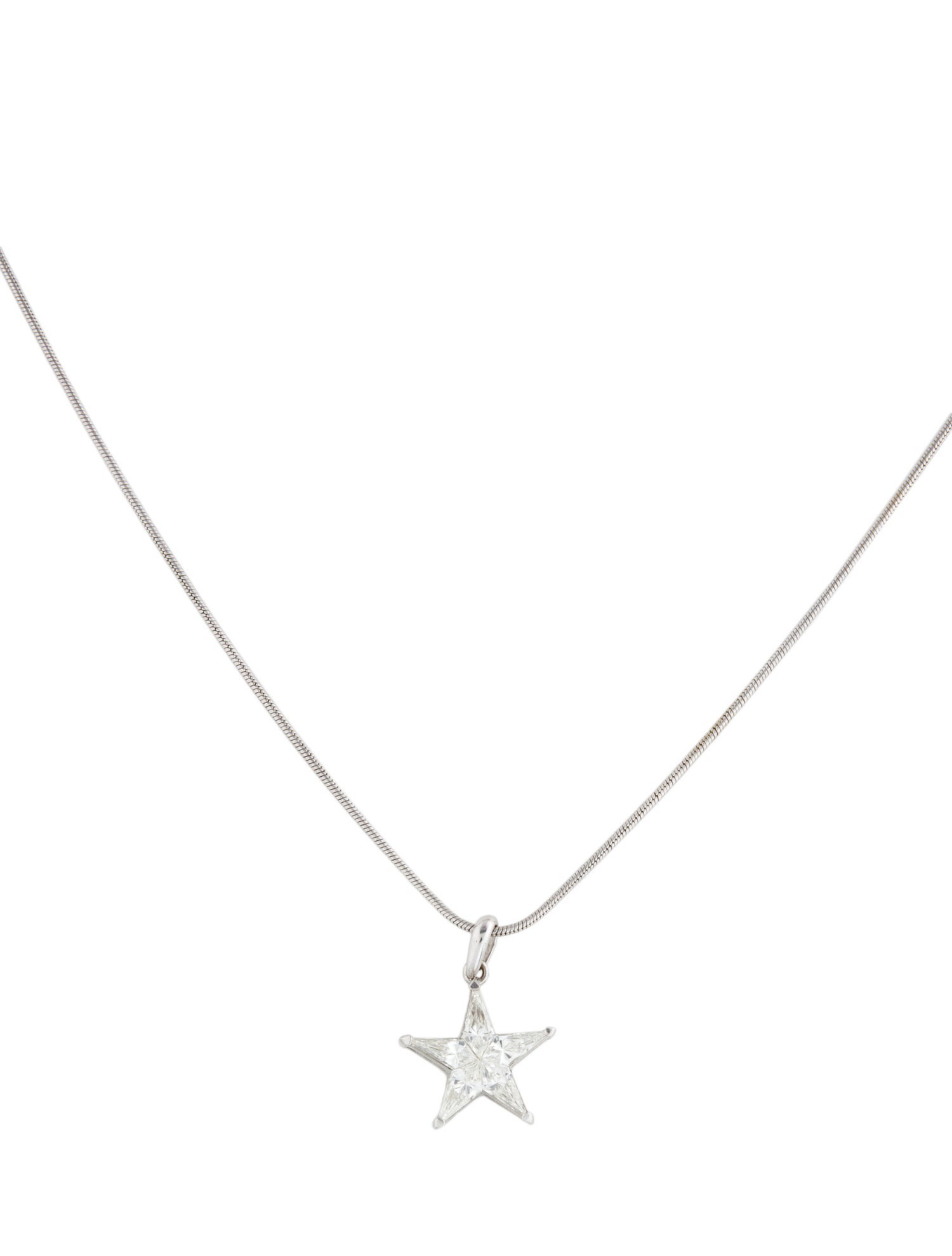 Luca Carati 18K Diamond Star Pendant Necklace