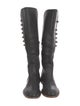 Lucchese Leather Studded Accents Riding Boots