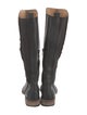 Lucchese Leather Studded Accents Riding Boots