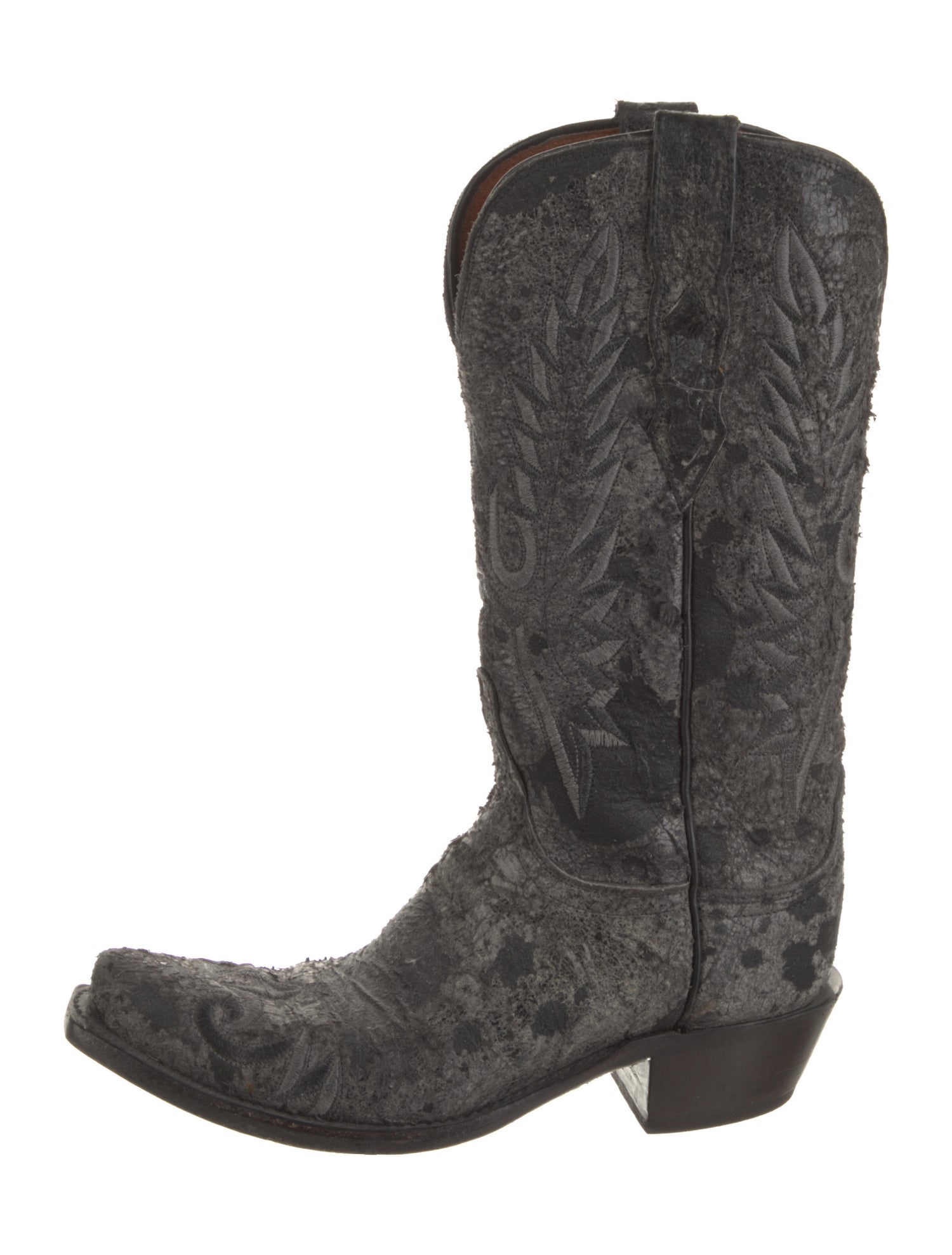 Lucchese Ostrich Western Boots
