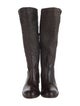 Lucchese Embossed Leather Riding Boots