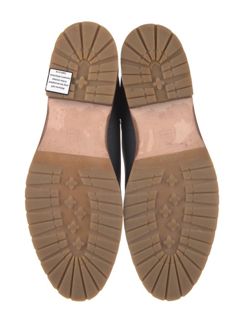 Lucchese Leather Embroidered Accent Chelsea Boots