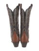 Lucchese Python Animal Print Western Boots
