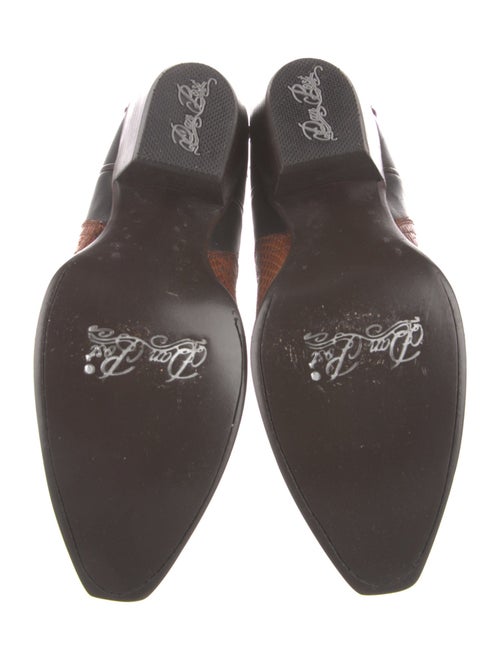 Lucchese Python Animal Print Western Boots