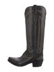 Lucchese Leather Printed Riding Boots