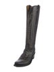 Lucchese Leather Printed Riding Boots