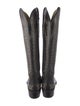 Lucchese Leather Printed Riding Boots