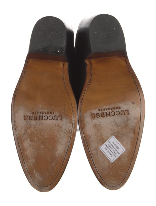 Lucchese Suede Studded Accents Western Boots