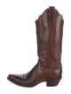 Lucchese Leather Printed Western Boots