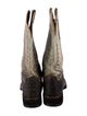 Lucchese Leather Tie-Dye Print Western Boots
