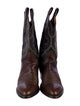 Lucchese Leather Patterned Western Boots