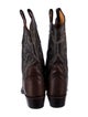 Lucchese Leather Patterned Western Boots
