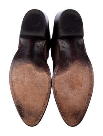 Lucchese Leather Patterned Western Boots