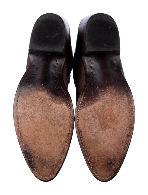 Lucchese Leather Patterned Western Boots