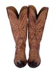 Lucchese Leather Printed Western Boots