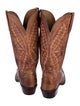 Lucchese Leather Printed Western Boots
