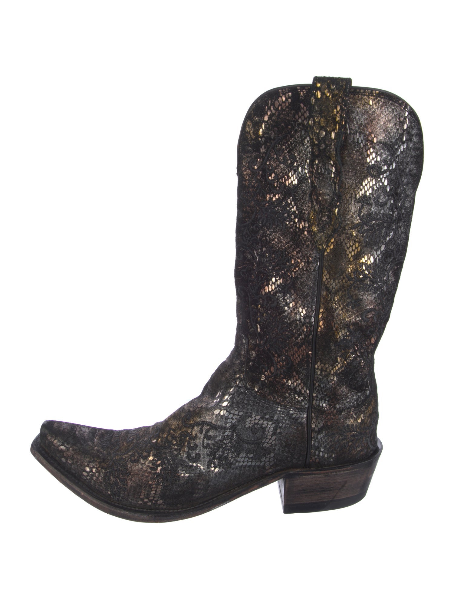 Lucchese Animal Print Western Boots