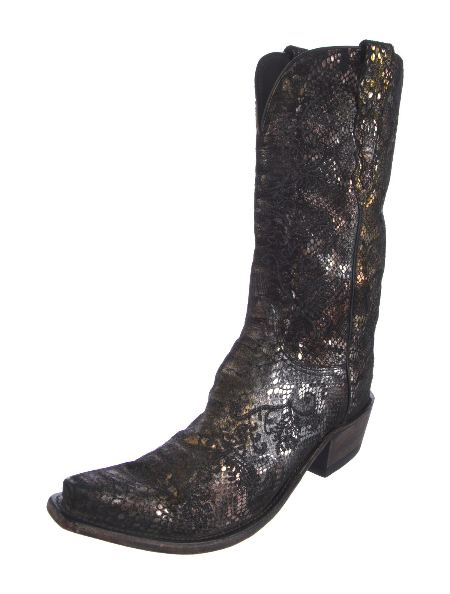Lucchese Animal Print Western Boots