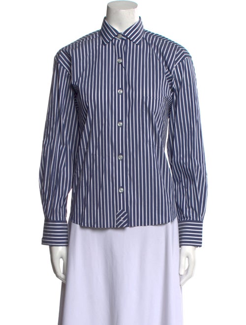 Lucchese Striped Long Sleeve Button-Up Top