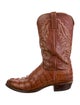 Lucchese Alligator Patterned Western Boots