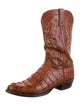 Lucchese Alligator Patterned Western Boots