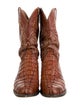Lucchese Alligator Patterned Western Boots