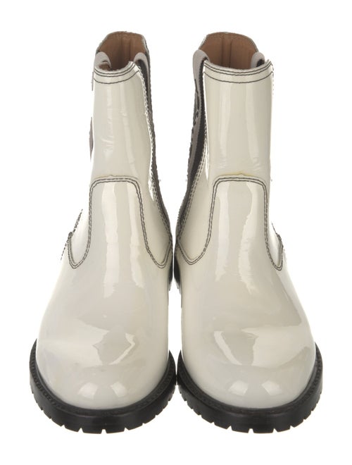 Lucchese Patent Leather Chelsea Boots