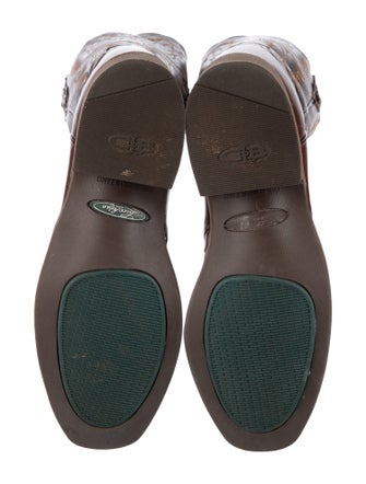 Lucchese Leather Combat Boots