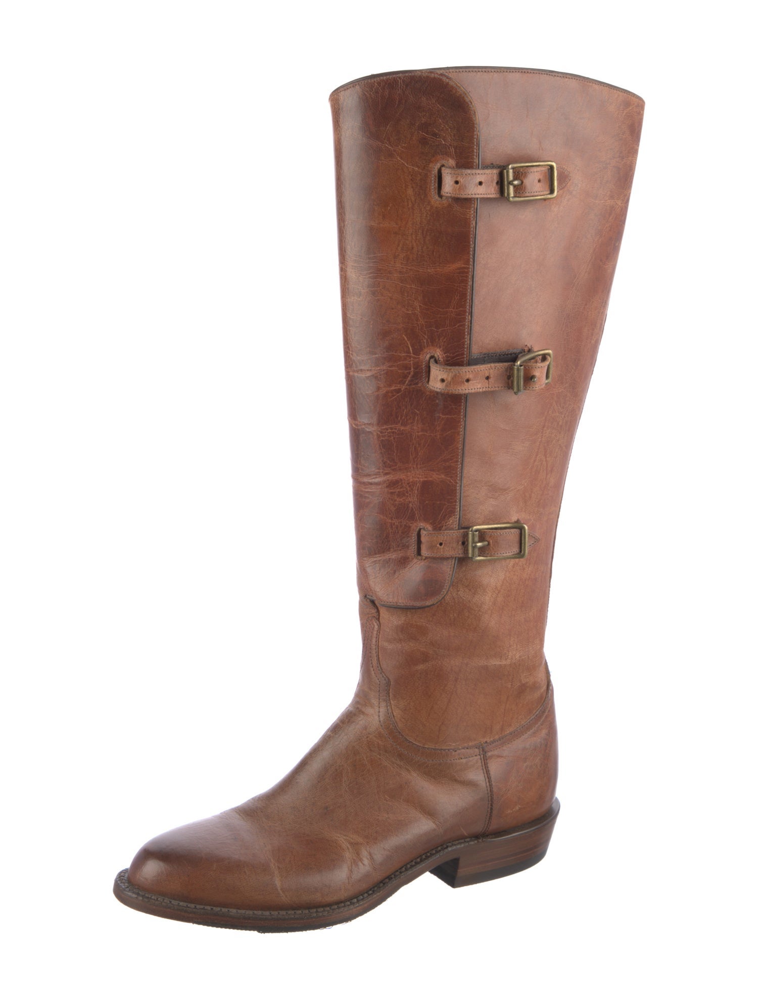 Lucchese Leather Riding Boots