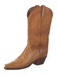 Lucchese Python Patterned Western Boots