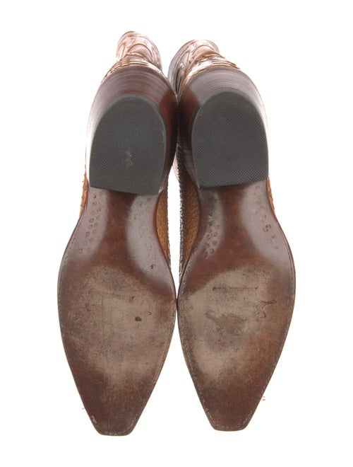 Lucchese Python Patterned Western Boots