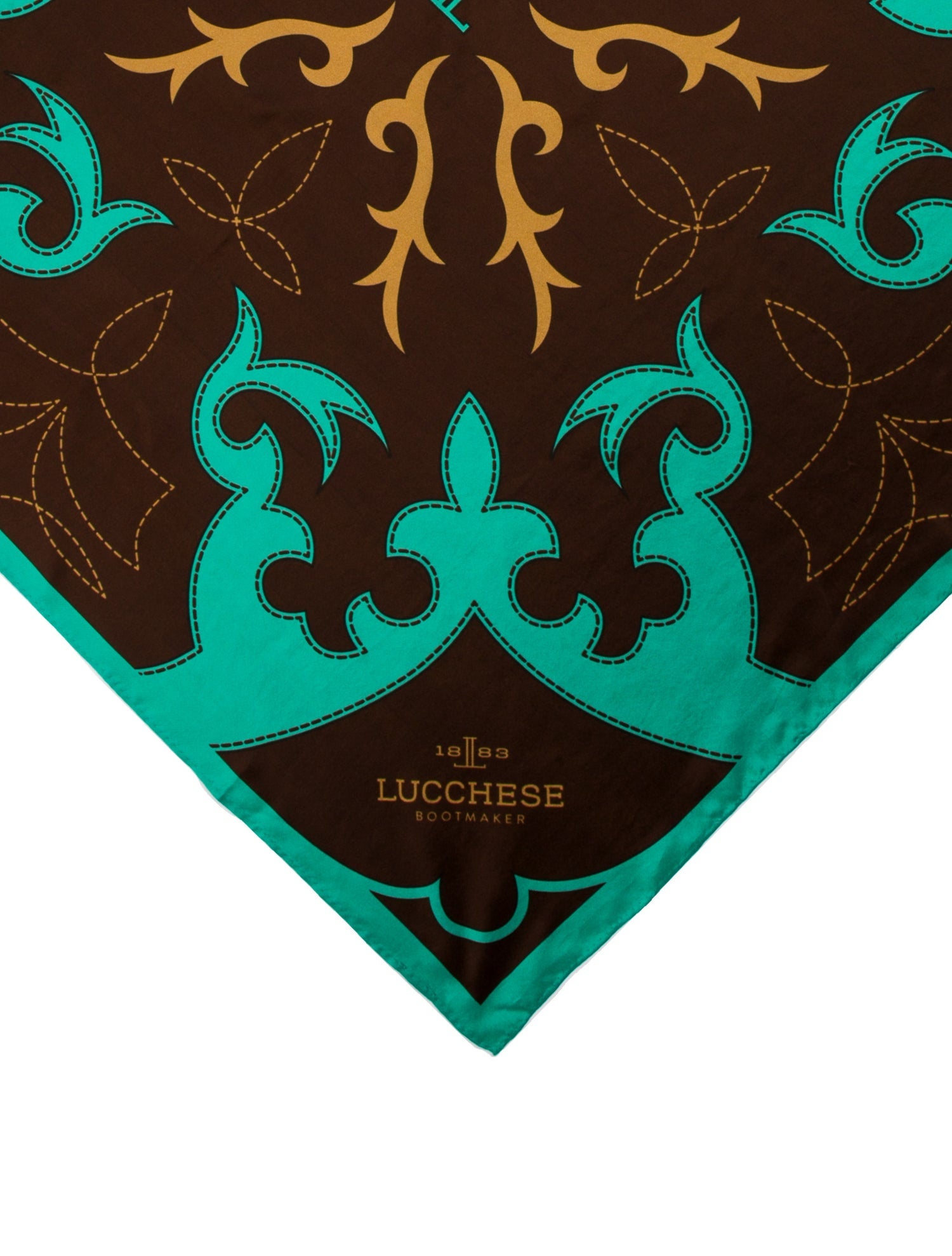 Lucchese Silk Printed Scarf w/ Tags