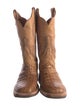 Lucchese Leather Patterned Western Boots