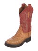 Lucchese Leather Patterned Western Boots