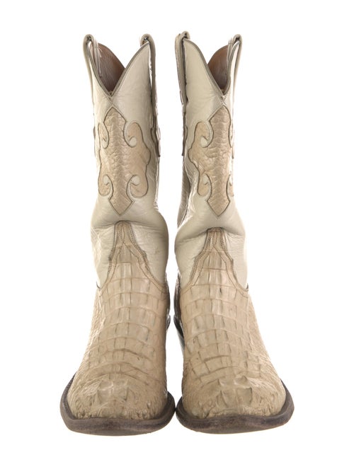 Lucchese Crocodile Western Boots
