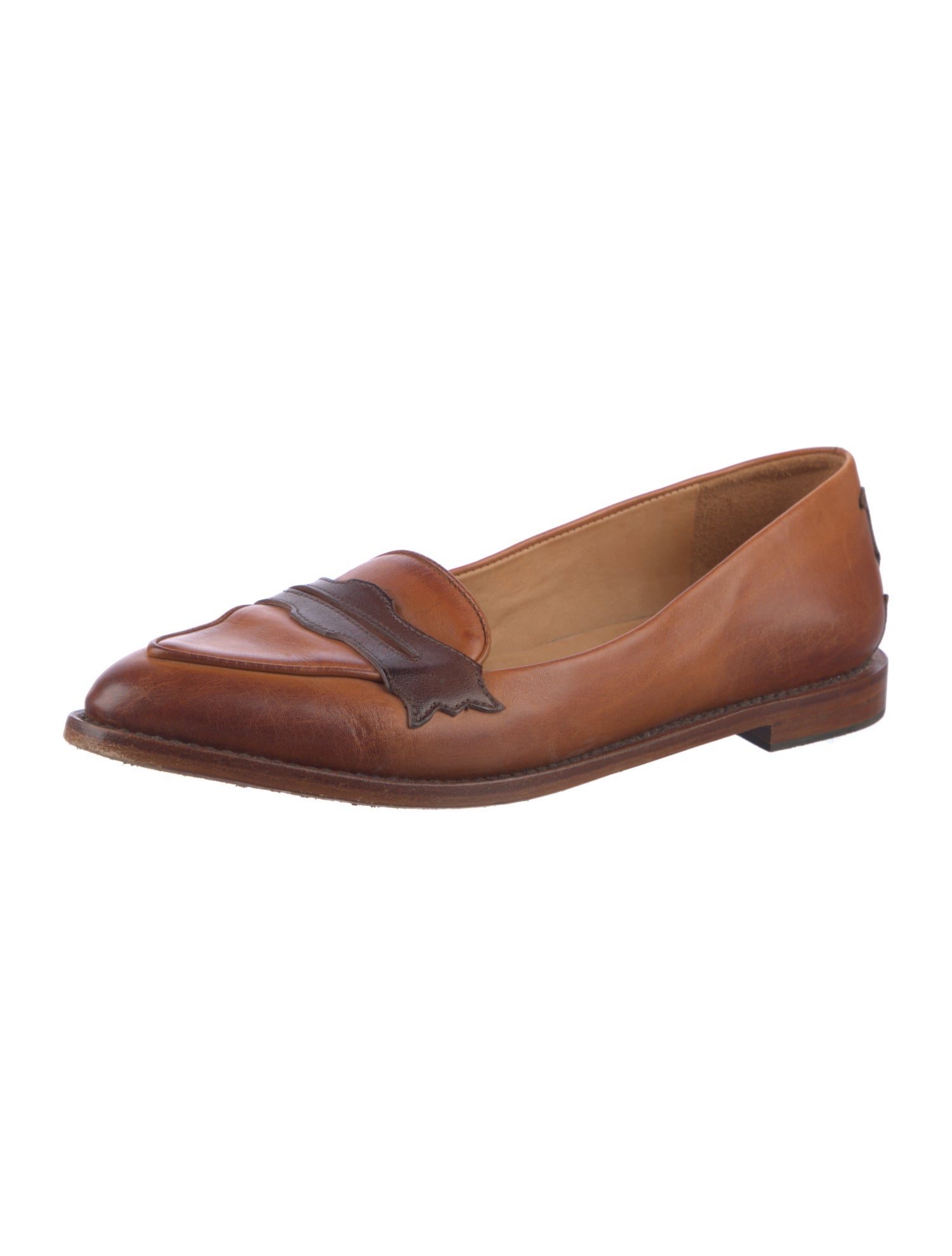 Lucchese Leather Loafers