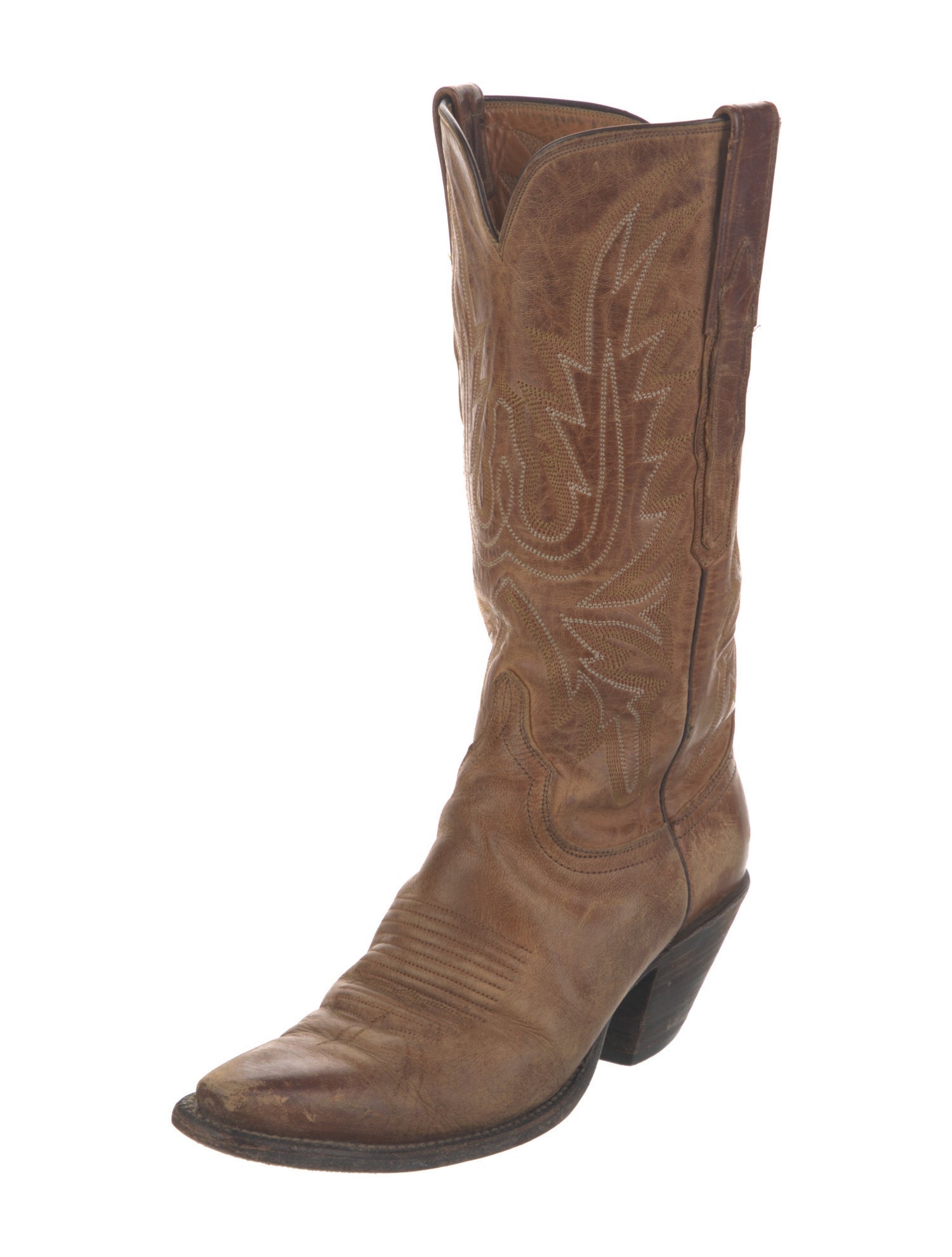 Lucchese Leather Western Boots
