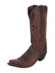Lucchese Leather Patterned Western Boots