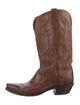 Lucchese Leather Patterned Western Boots