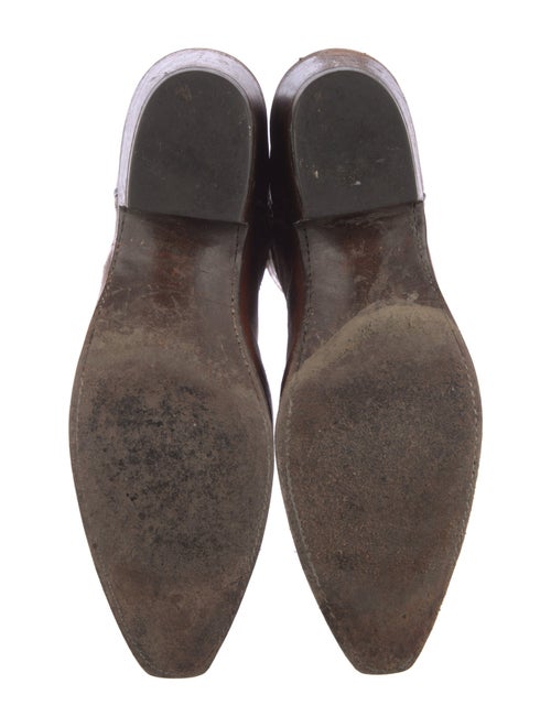 Lucchese Leather Patterned Western Boots