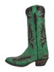 Lucchese Leather Patterned Western Boots