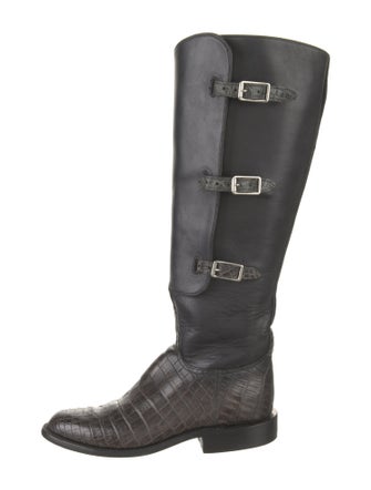 Lucchese Leather Riding Boots
